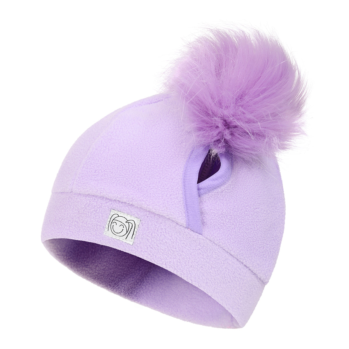 Lavender Bunches Beanie Age 3-10