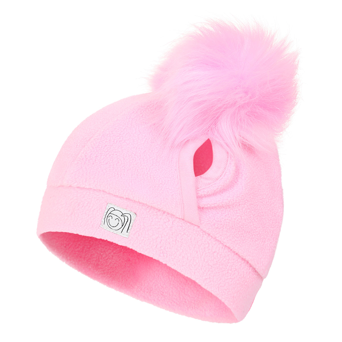 Pink Bunches Beanie Age 3-10