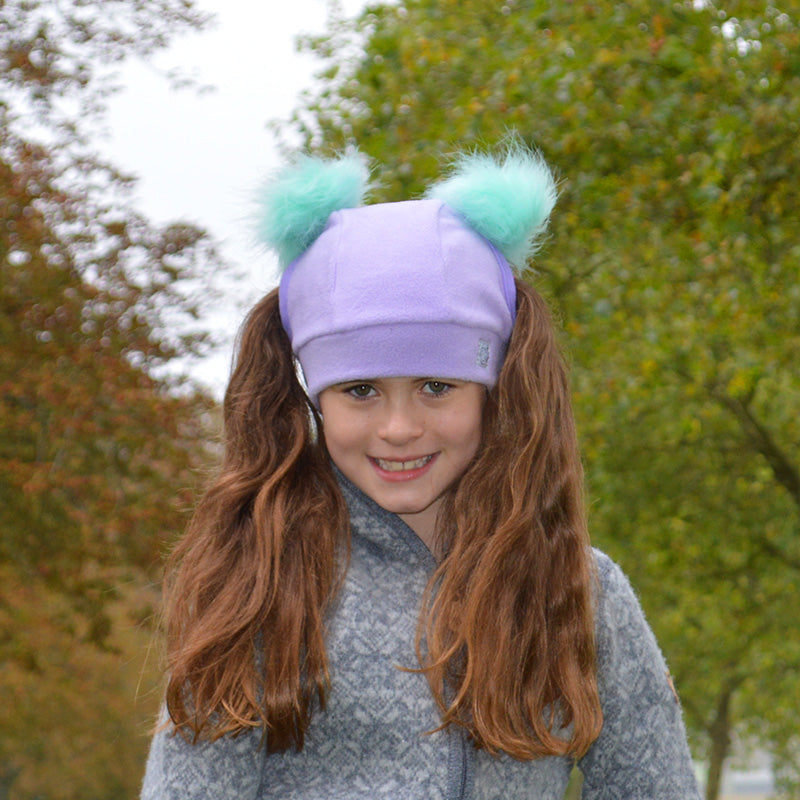 Lavender Bunches Beanie Age 3-10