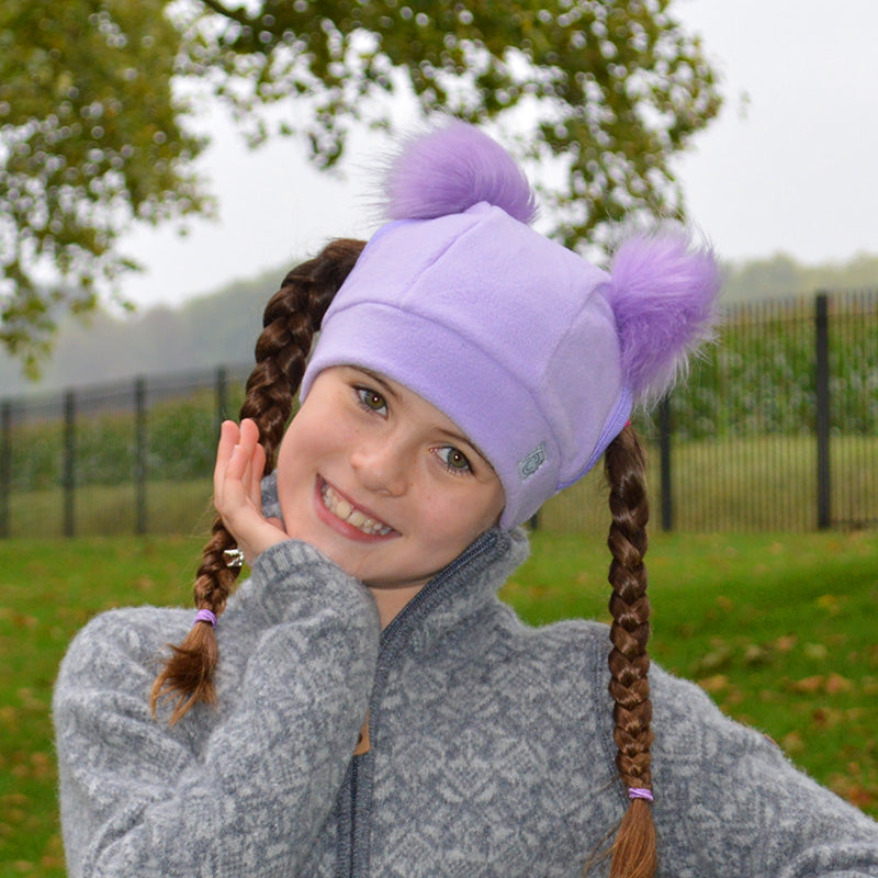 Lavender Bunches Beanie Age 3-10