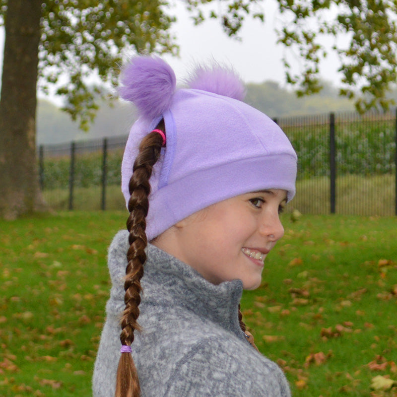 Lavender Bunches Beanie Age 3-10