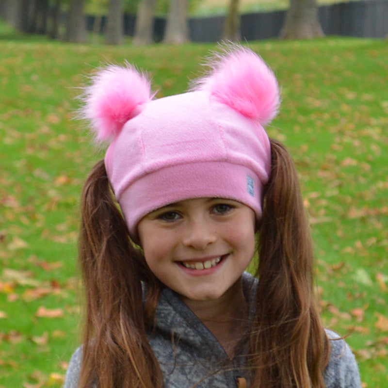Pink Bunches Beanie Age 3-10