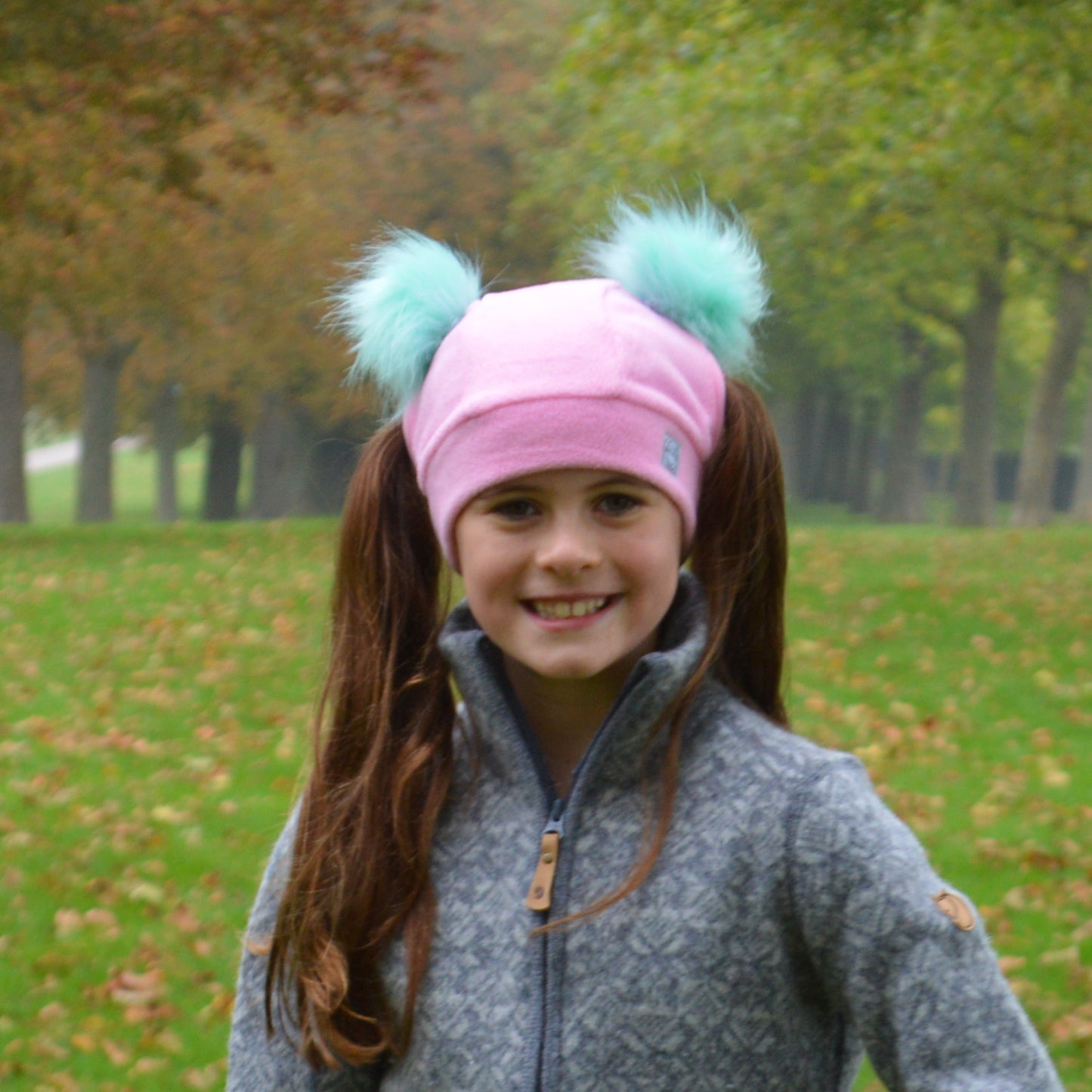 Pink Bunches Beanie Age 3-10