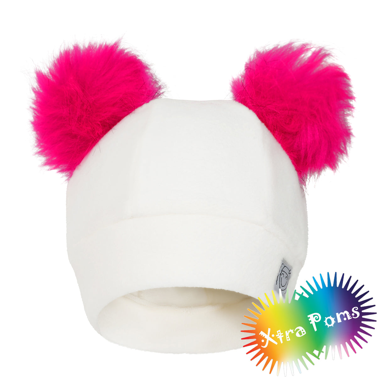 White Bunches Beanie Age 3-10