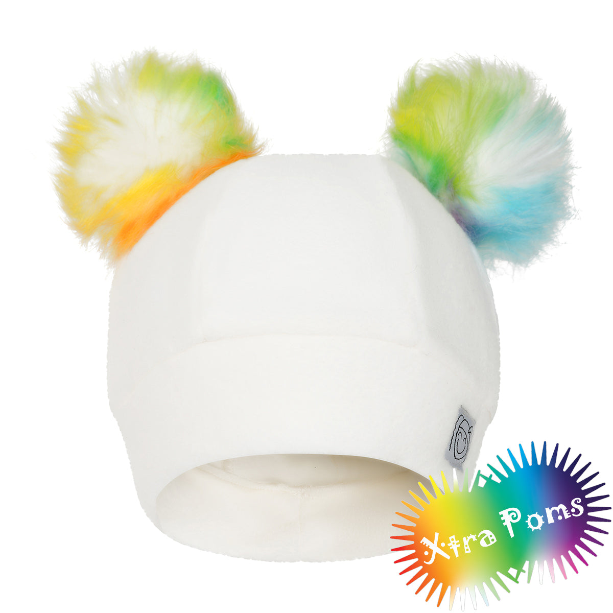 White Bunches Beanie Age 3-10