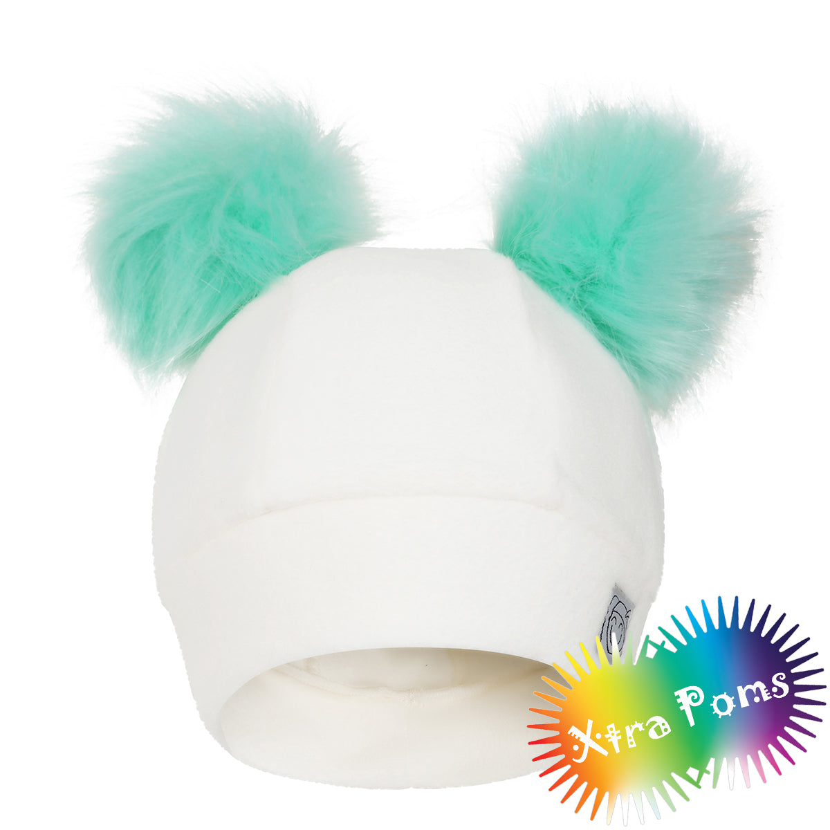 White Bunches Beanie Age 3-10